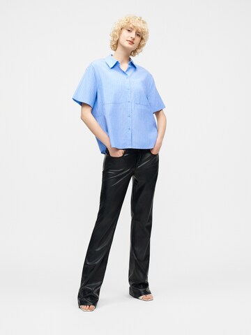 Camicia da donna 'PCMELIA' di PIECES in blu