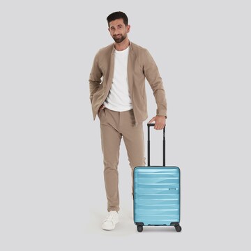 Bergpfeil Trolley in Blau: Vorderseite