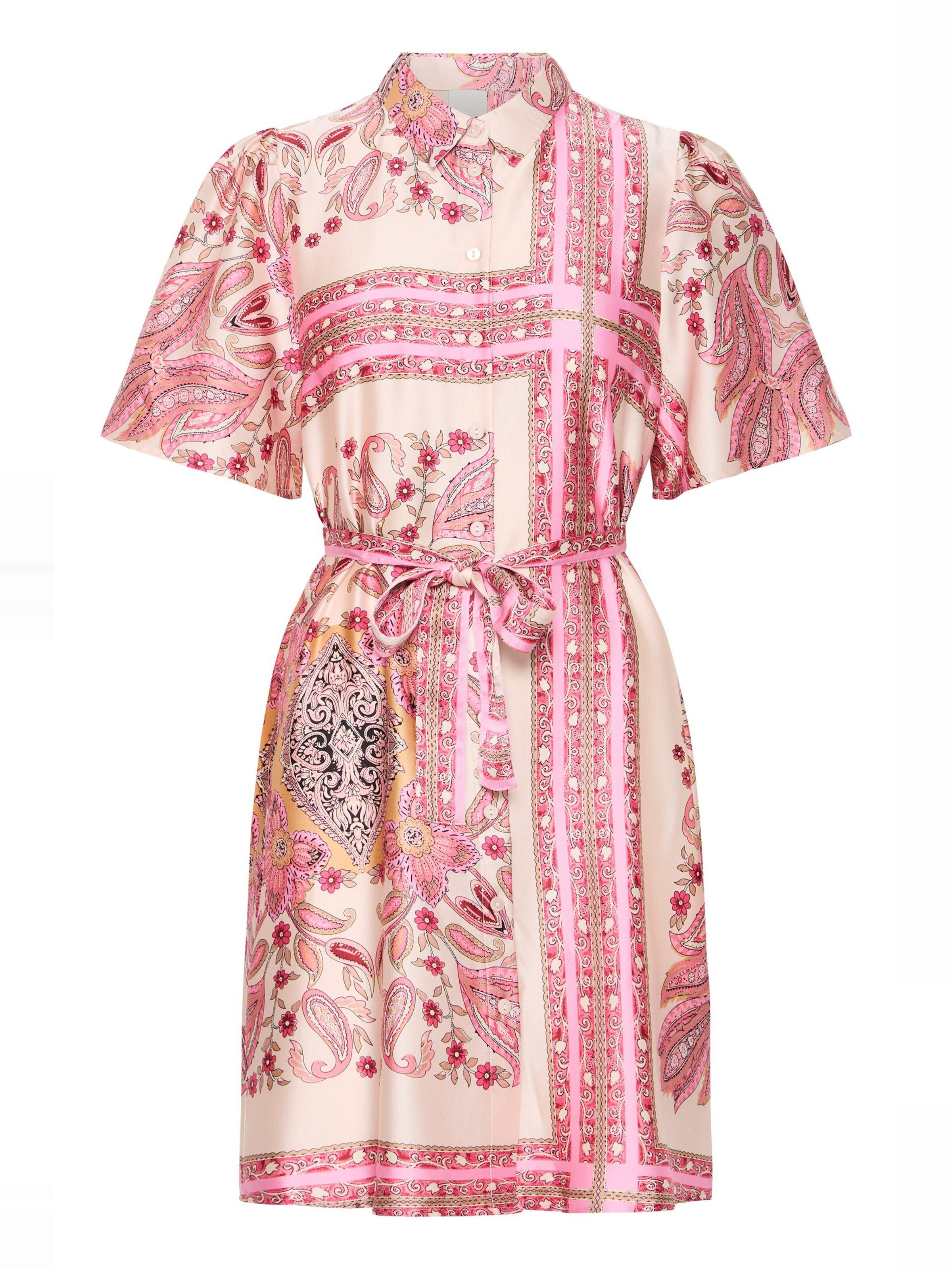 Robe 'IXBRIGITTE' ICHI en rose : devant