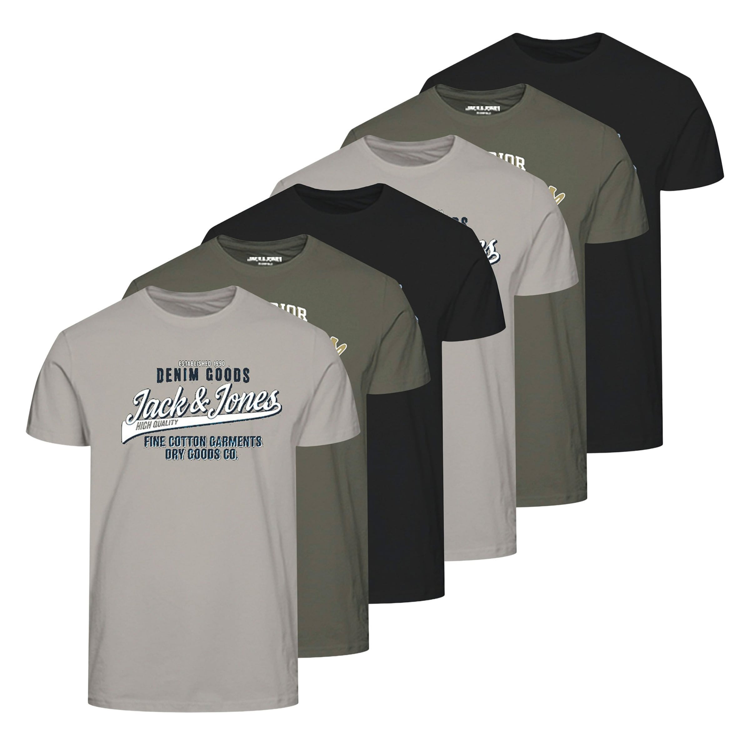 JACK & JONES Shirt in Grey: front