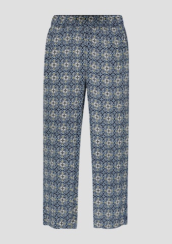 Wide Leg Pantalon s.Oliver en bleu