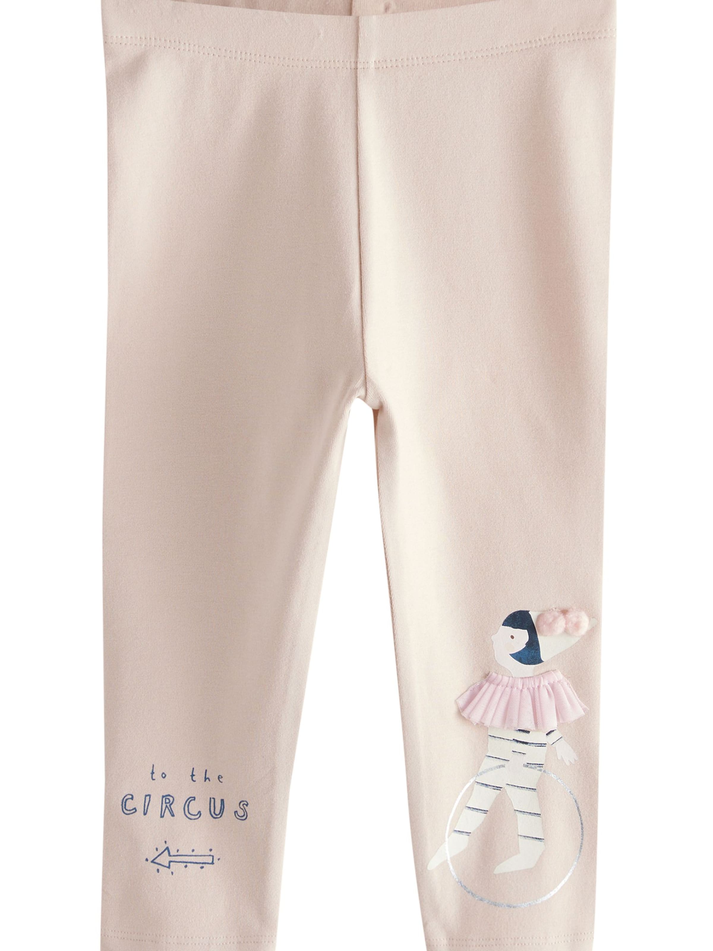 Next Skinny Leggings in Pink: front