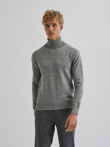 Bertoni Sweater 'Henrik' in Grey: front