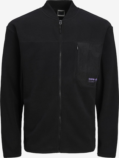 JACK & JONES Fleece jas in de kleur Zwart, Productweergave
