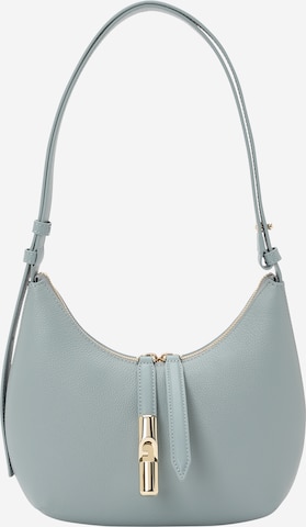 FURLA Taška cez rameno 'GOCCIA' - Modrá: predná strana