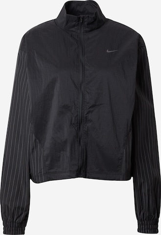 Veste de sport 'RUN DVN' NIKE en noir : devant
