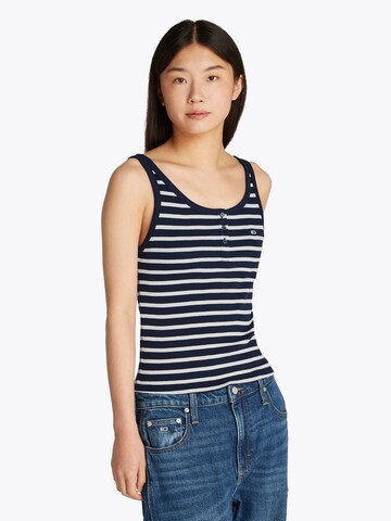 Top di Tommy Jeans in blu: frontale