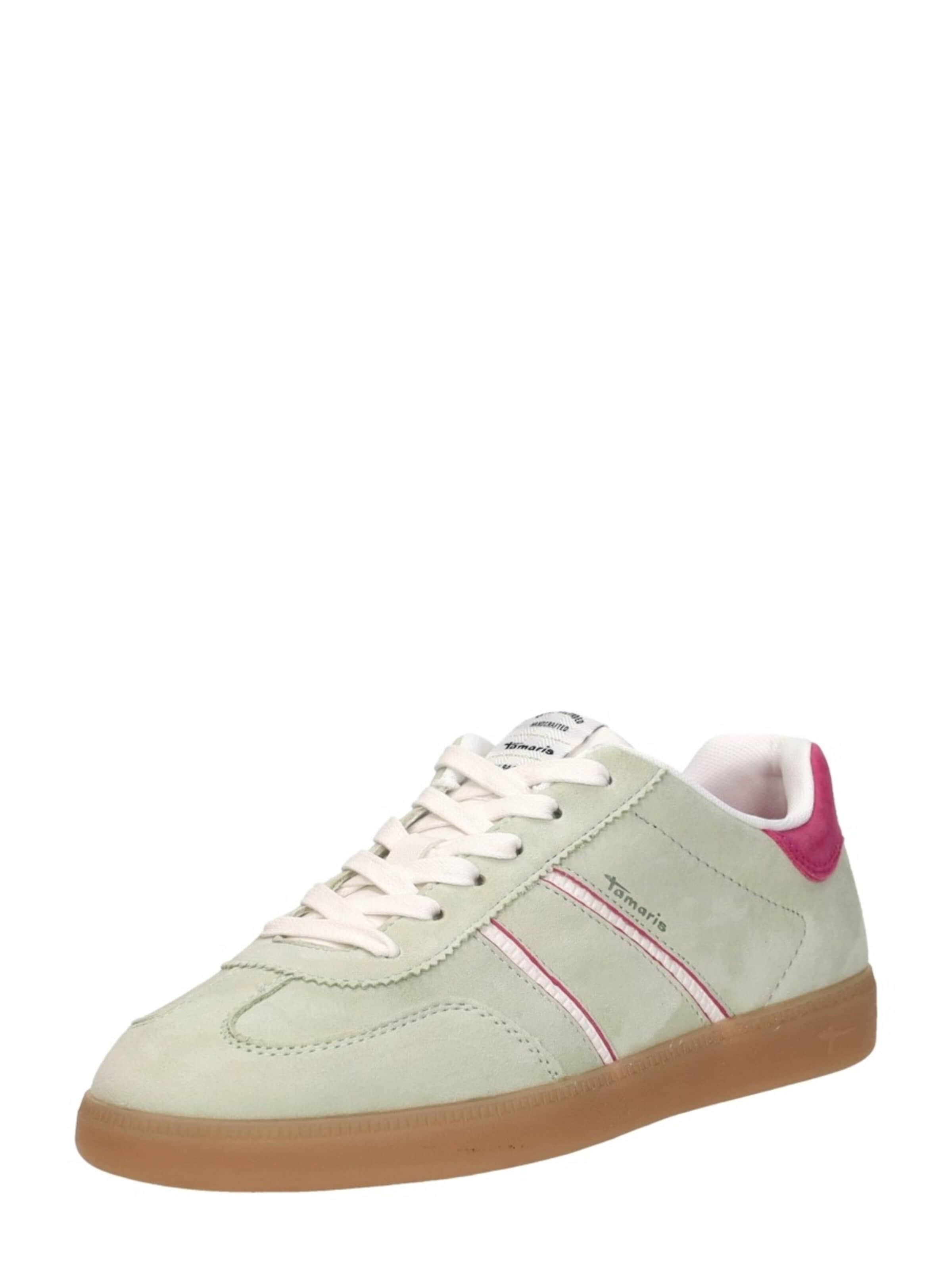 Sneaker bassa di Tamaris in verde: frontale