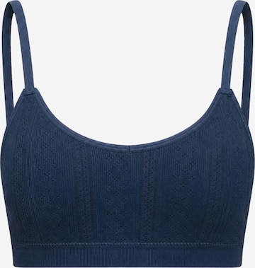 cfab Bustier BH 'Jacquard Bralette' in Blauw: voorkant