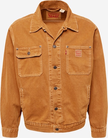 LEVI'S ® Демисезонная куртка 'Sunrise Trucker' в Коричневый: спереди