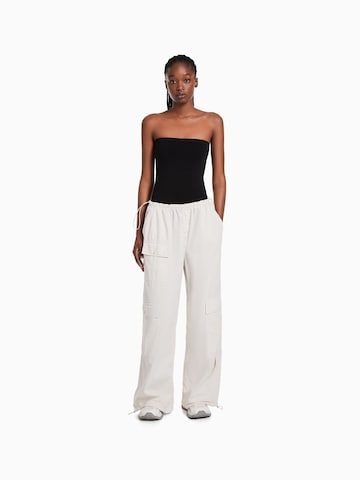 Bershka Shirt bodysuit in Black