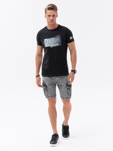 T-Shirt 'S1749' Ombre en noir