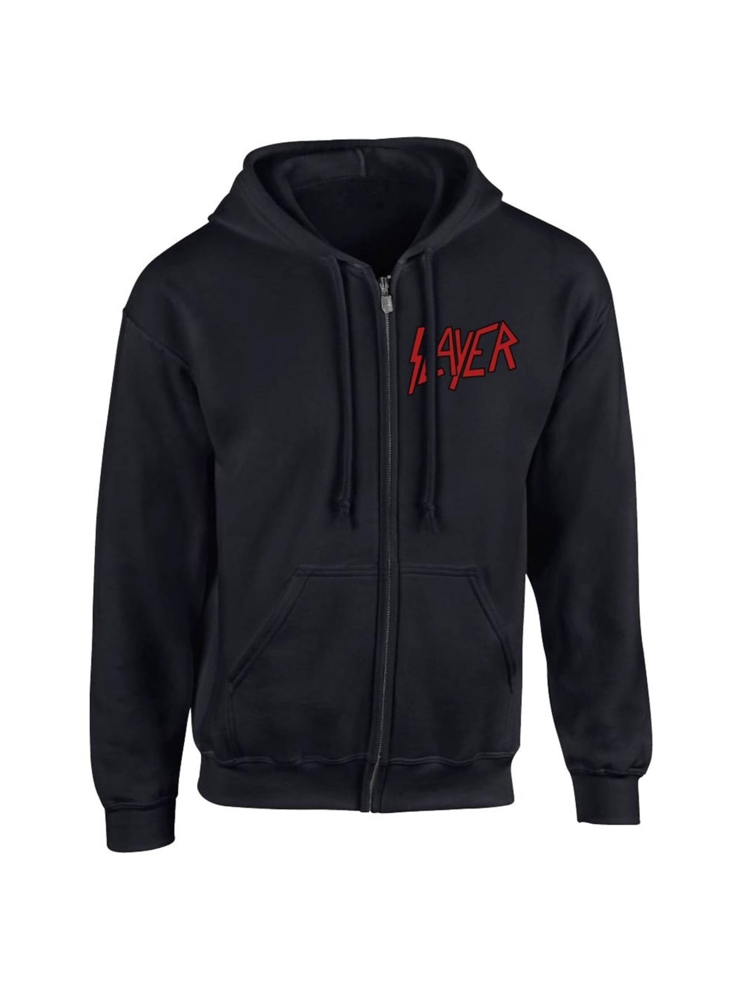 Giacca di felpa 'Slayer Eagle' di Rockshirts in nero: frontale