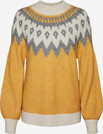 VERO MODA Sweater 'SIMONE' in Yellow: front