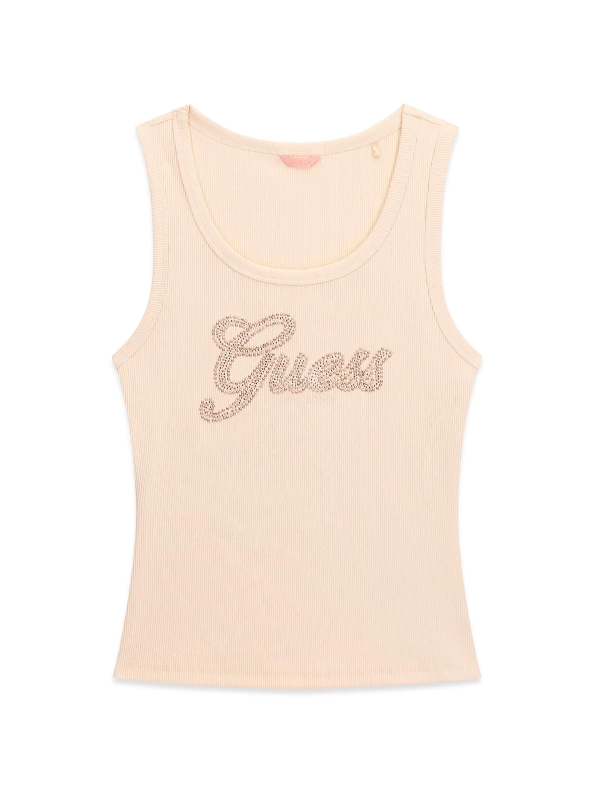 GUESS Top in Beige: front