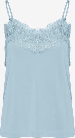 ICHI Top in Blue: front