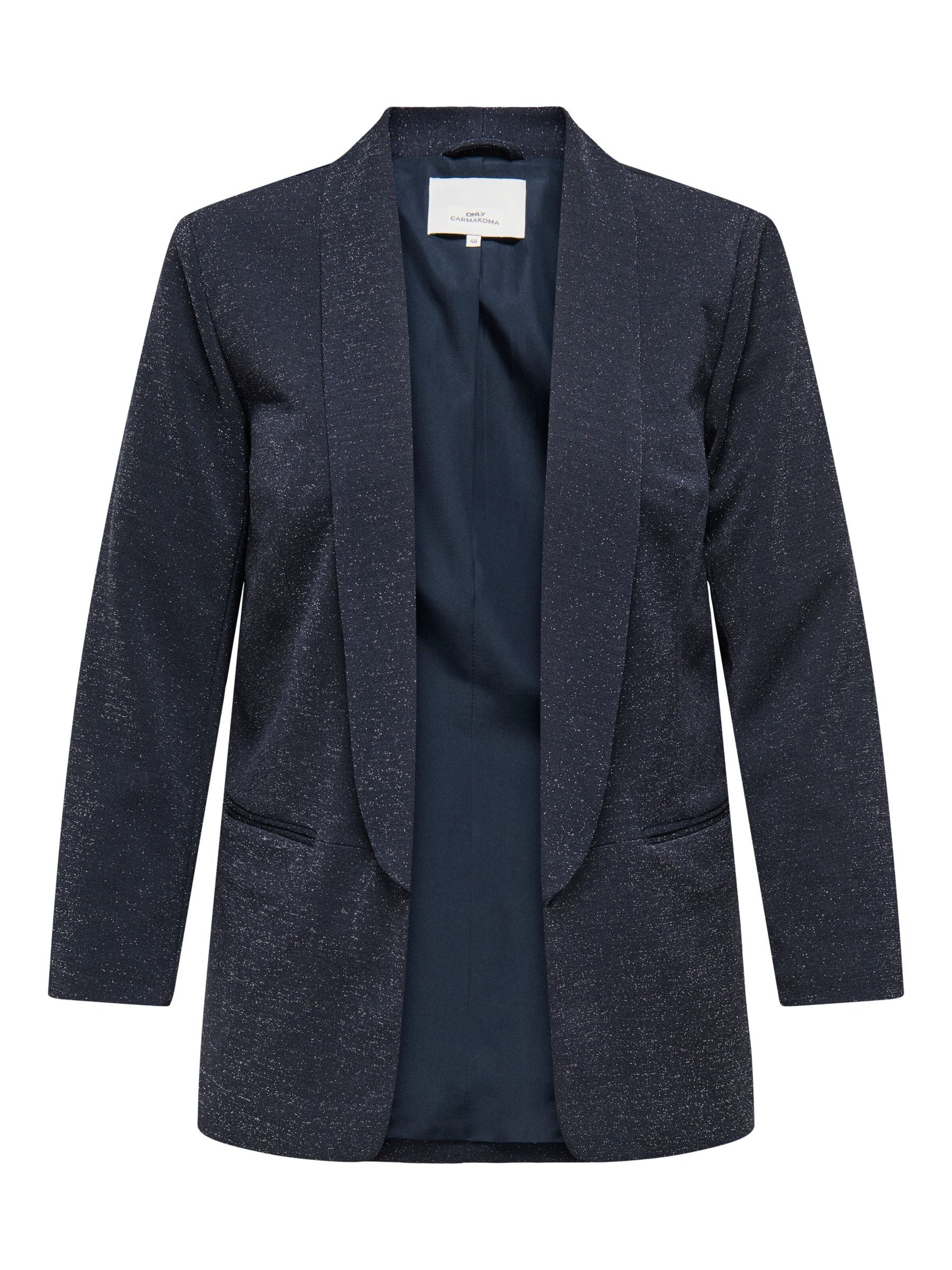 ONLY Carmakoma Blazers 'CARElly' in Blauw: voorkant