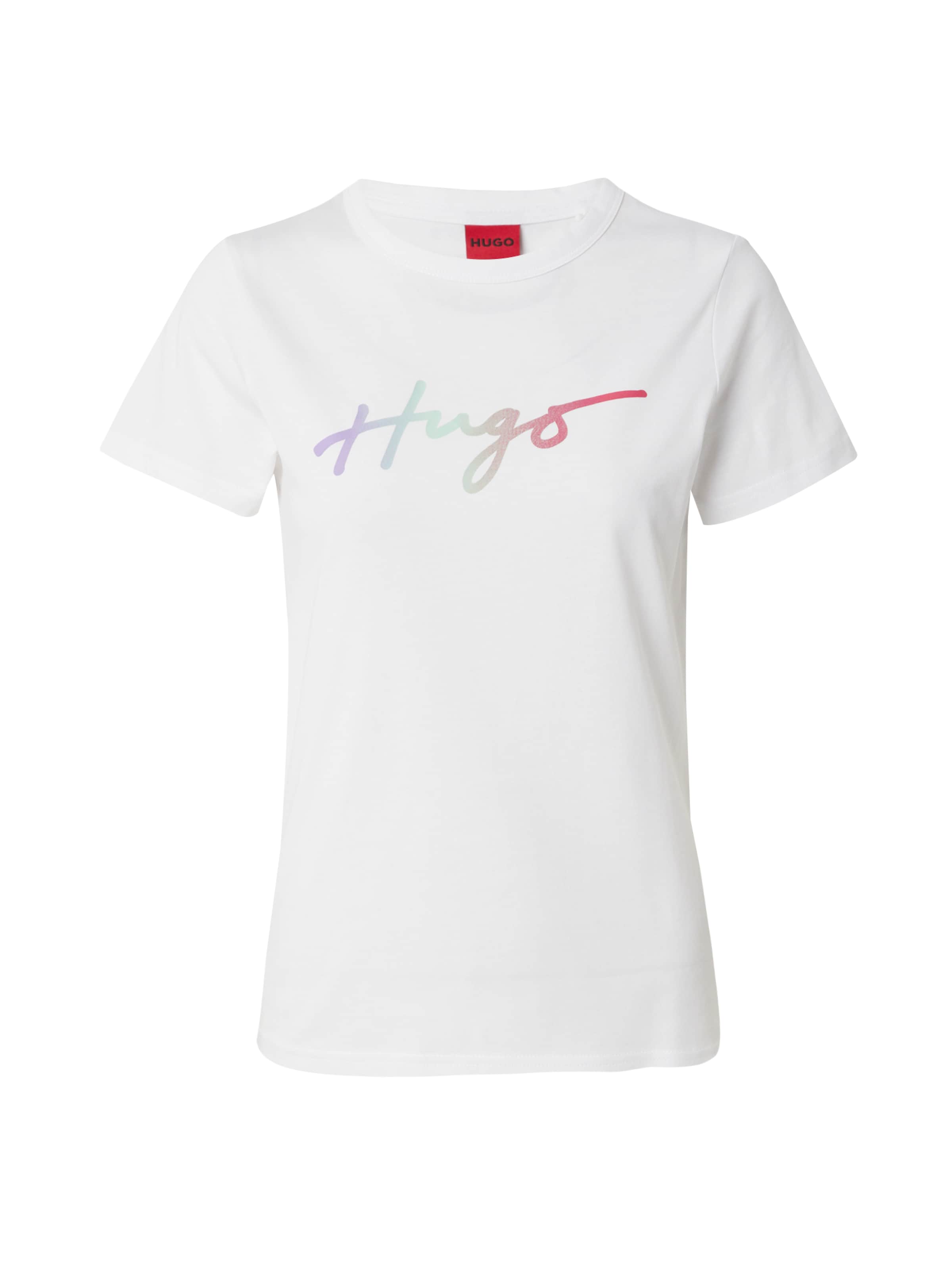 HUGO T-Shirt 'Deloris_3' in Weiß: Vorderseite