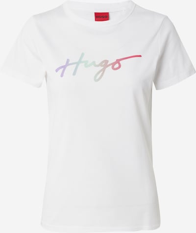 HUGO Majica 'Deloris_3' u menta / svijetloljubičasta / roza / bijela, Pregled proizvoda