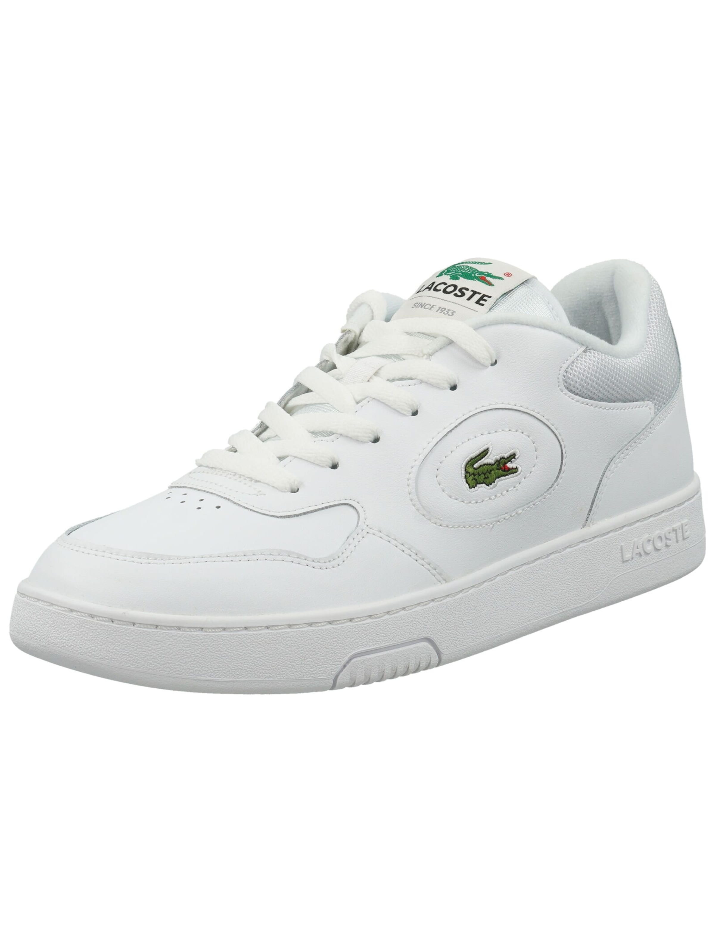 LACOSTE Sneaker low 'Lineset' i hvid: forside