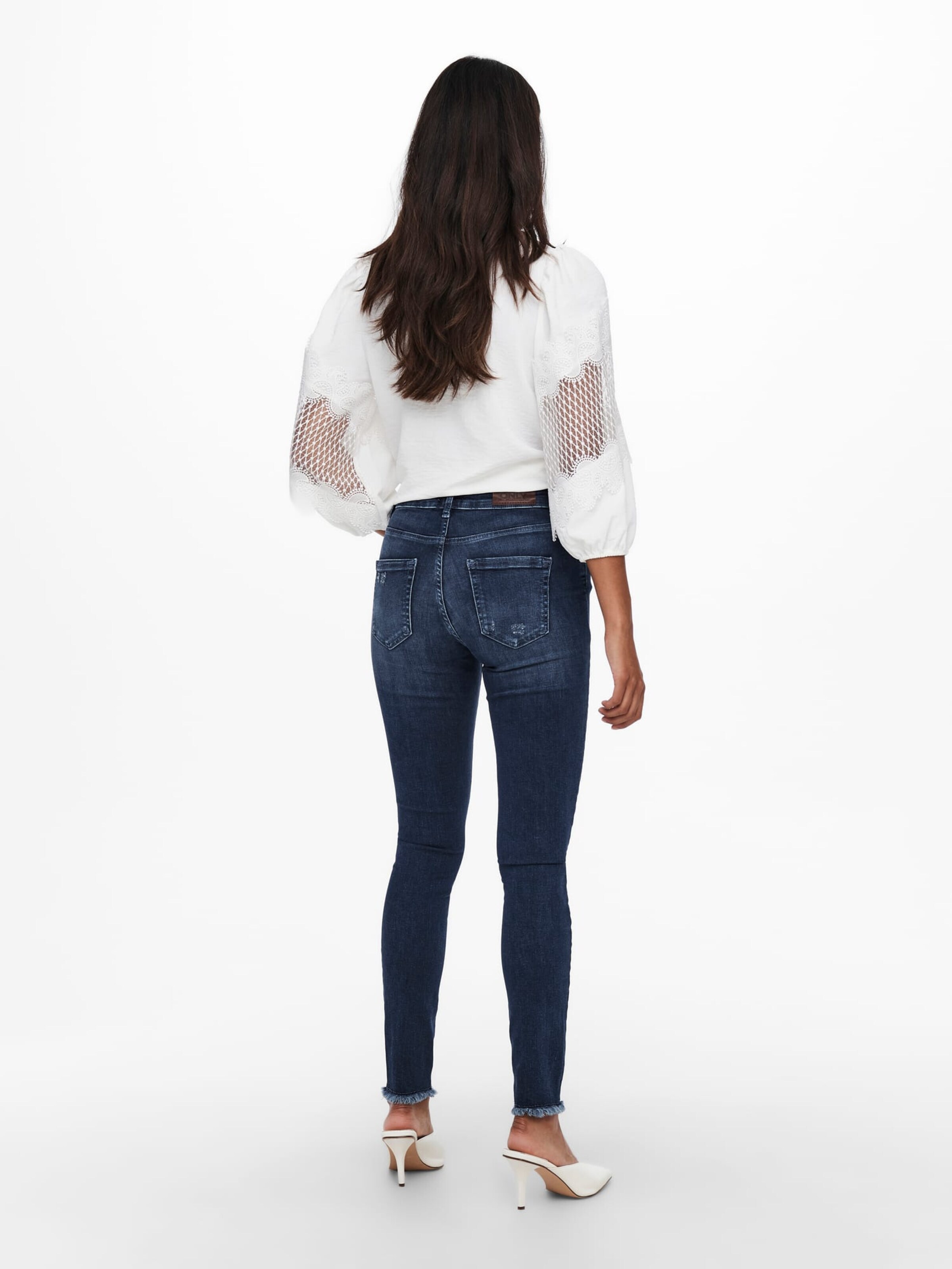 ONLY Baggy Jeans 'Blush' in Blauw