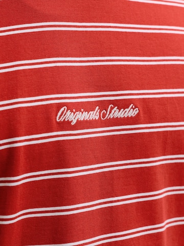 Tricou 'JORNORREBRO' de la JACK & JONES pe roșu
