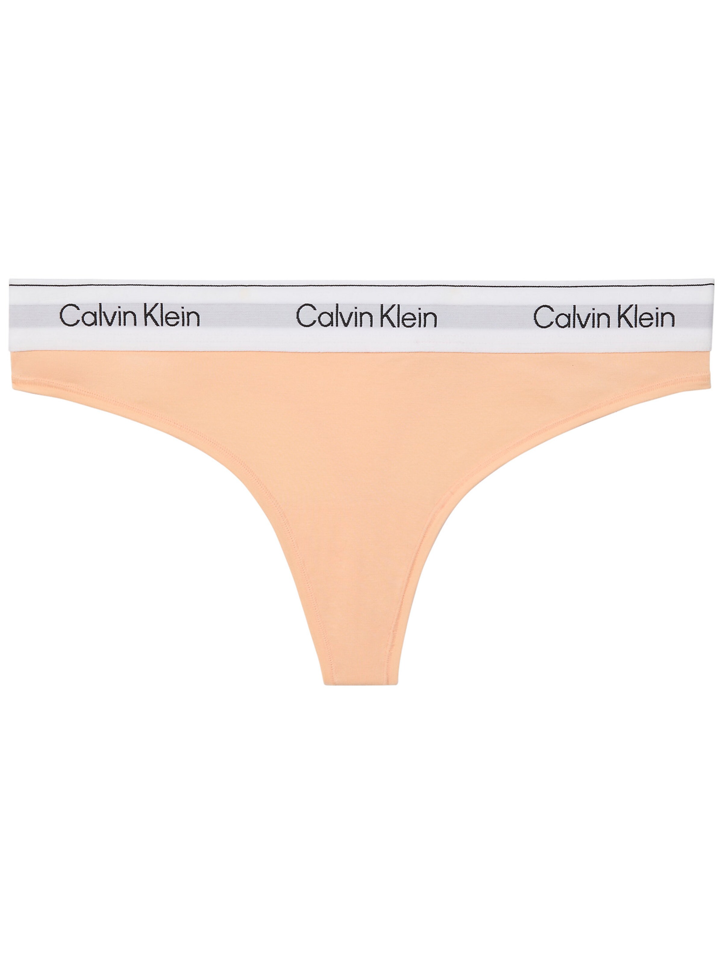 Calvin Klein Underwear String in Light grey / Pastel orange / Black / White, Item view