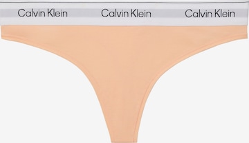 Calvin Klein Underwear Thong in Orange: front