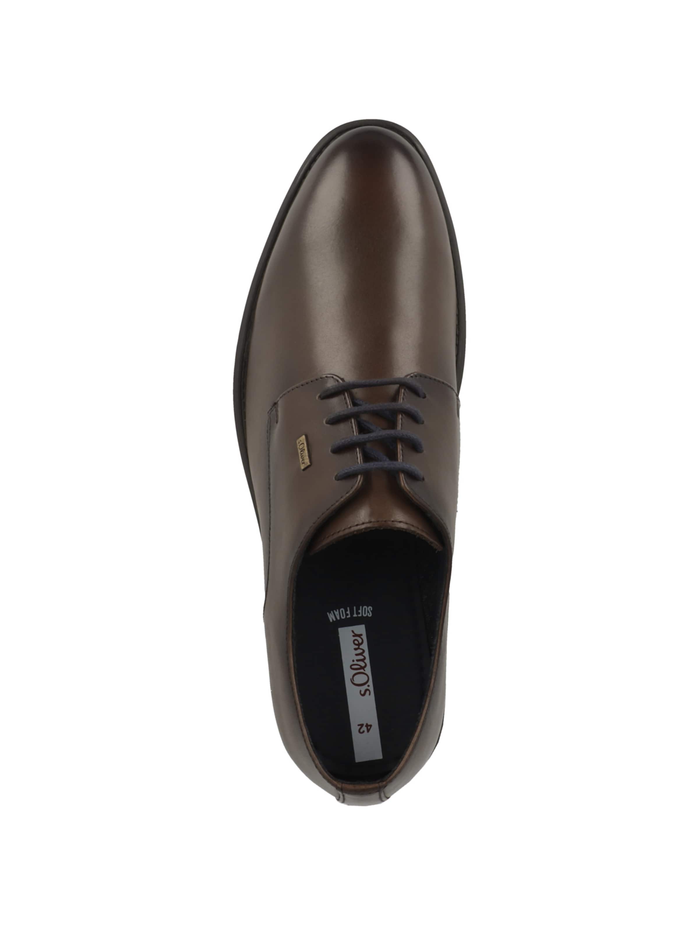 s.Oliver Lace-up shoe in Brown