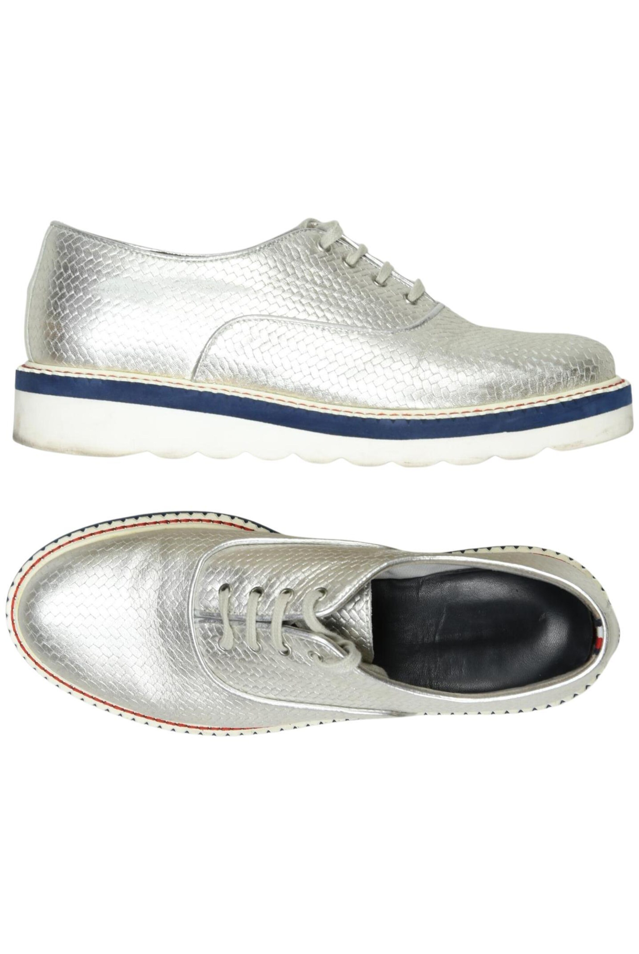 TOMMY HILFIGER Halbschuh 39 in Silber: Vorderseite