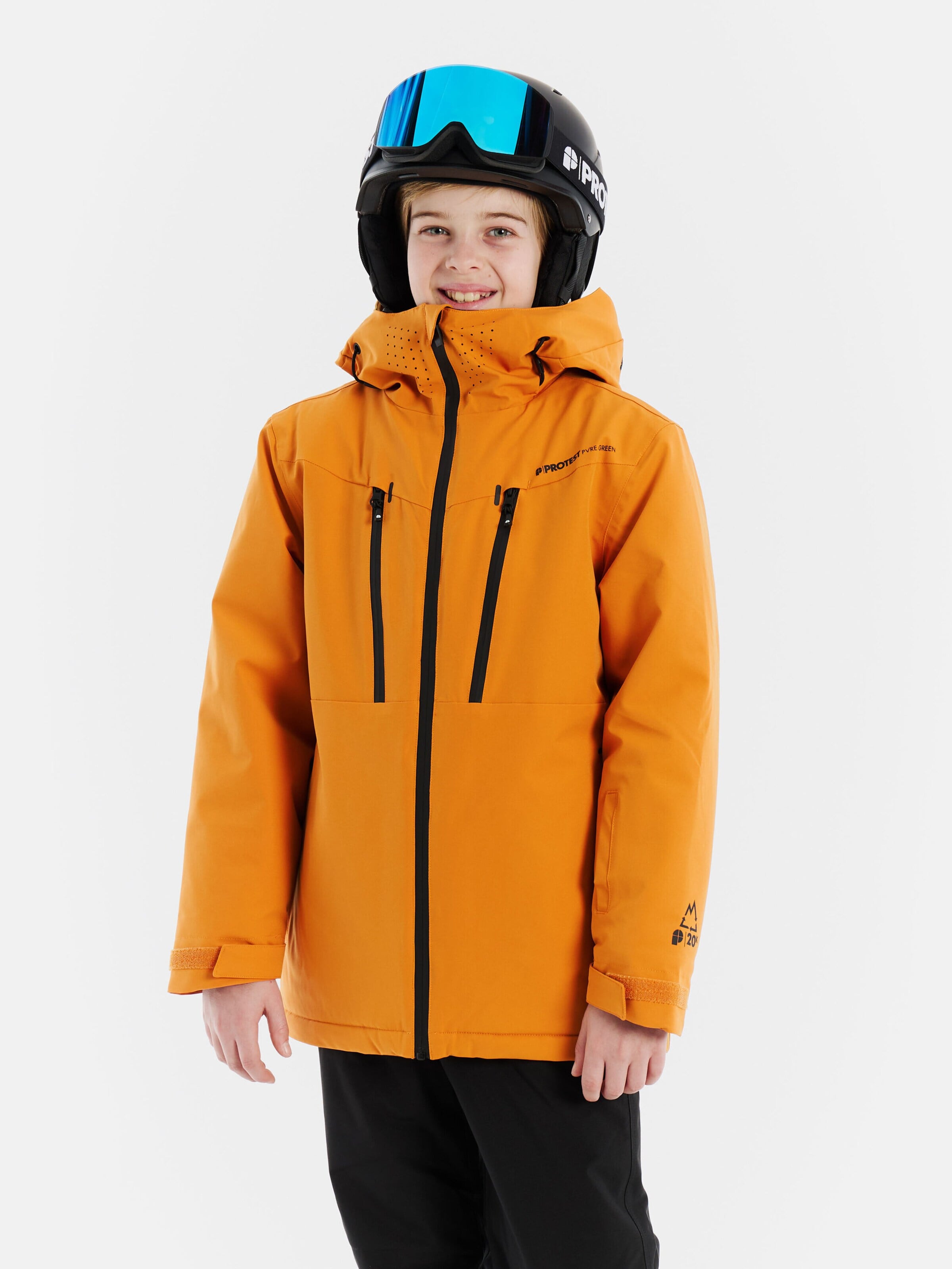 PROTEST Athletic Jacket 'PRTWixan JR' in Orange: front