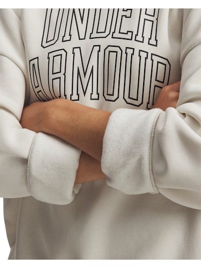 UNDER ARMOUR Athletic Sweatshirt in Black / Off white, Item view