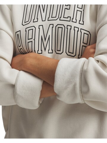 UNDER ARMOUR Sportief sweatshirt in Wit