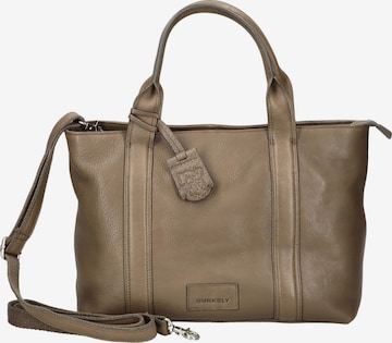 Borsa a mano di Burkely in grigio: frontale