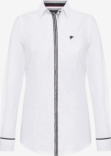 DENIM CULTURE Blusa 'SHIRIN' en negro / blanco, Vista del producto