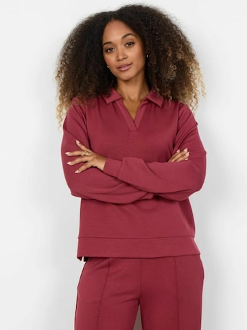Sweat-shirt 'Banu' Soyaconcept en rouge : devant