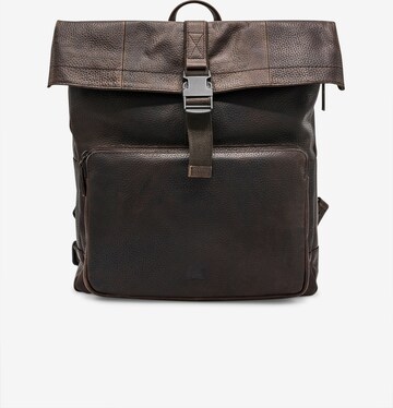 Pylos59 Backpack 'Buran' in Brown: front