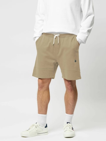 U.S. POLO ASSN. regular Bukser 'Carsten' i beige: forside