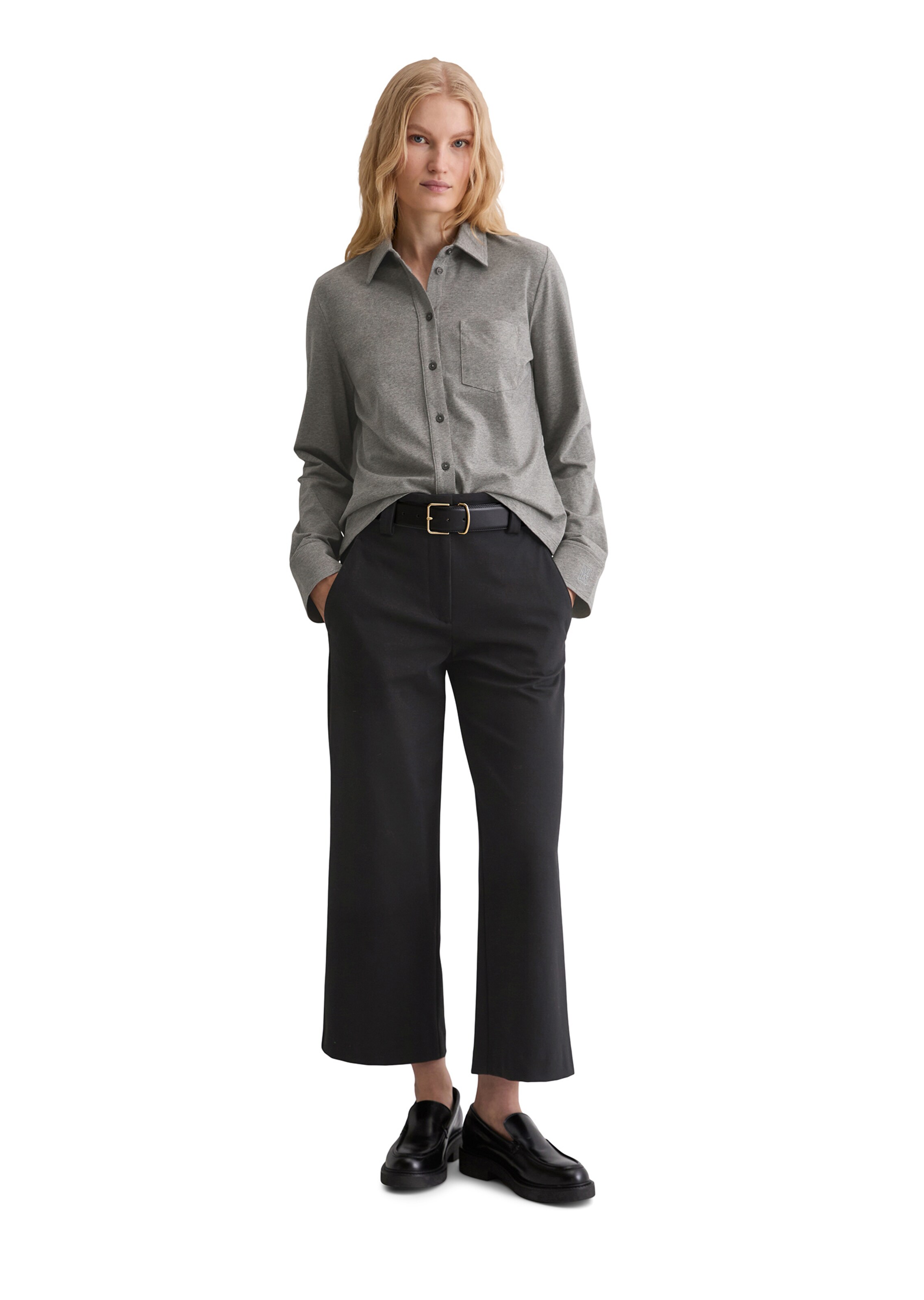 Marc O'Polo Bluse in Grau