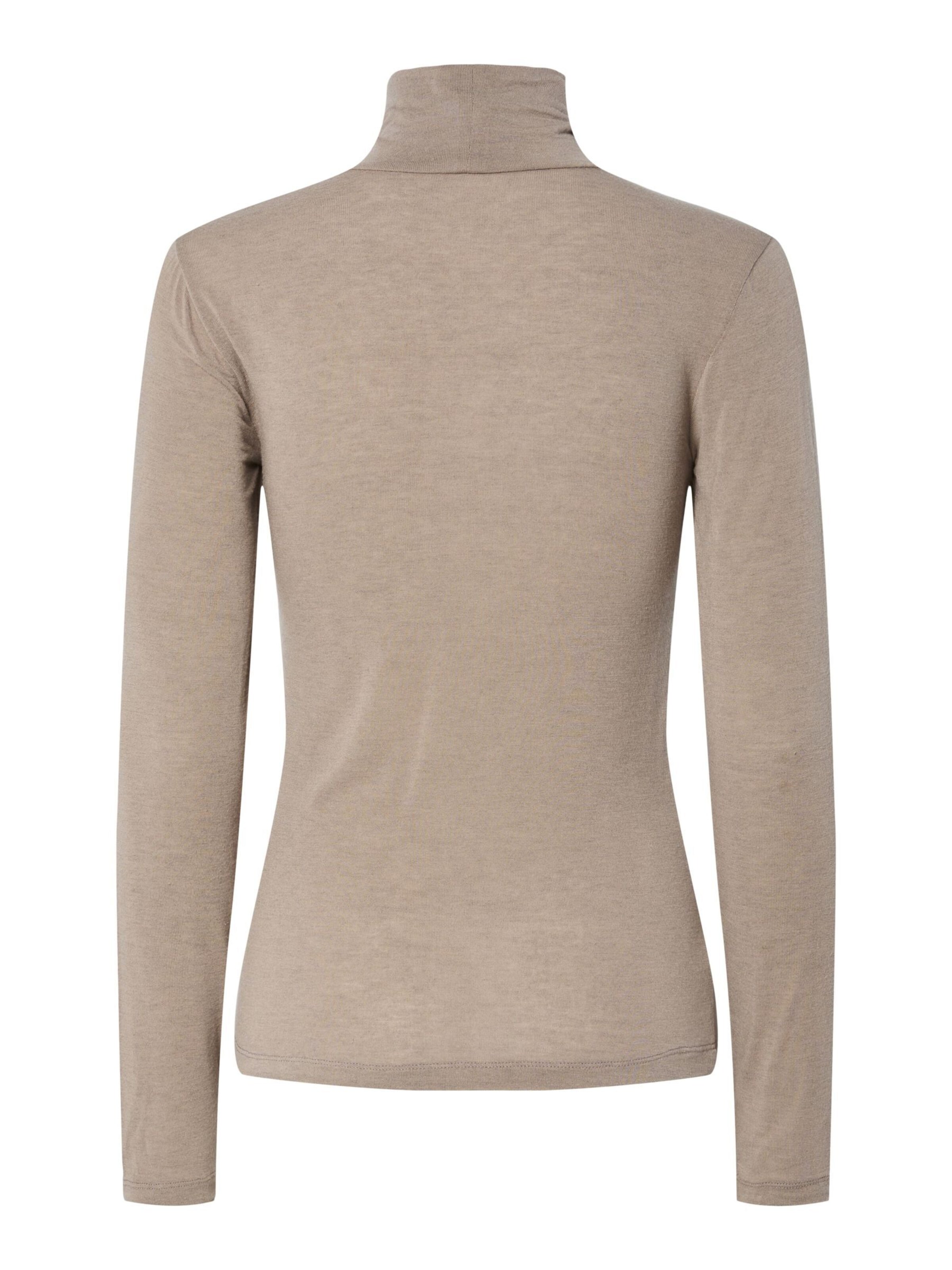 YAS Kamizelka z dzianiny 'YASWoola' w kolorze brązowy