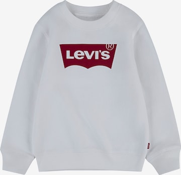 Levi's Kids Regular Fit Sweatshirt 'Batwing Crewneck' in Weiß: predná strana