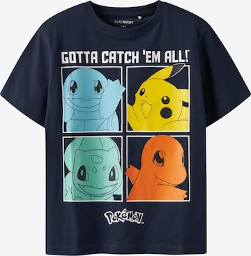 mėlyna TWO SOON Marškinėliai 'Pokémon': priekis