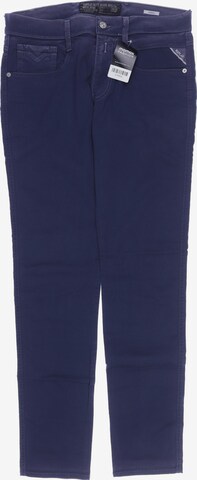 REPLAY Pants in 32 in Blue: front