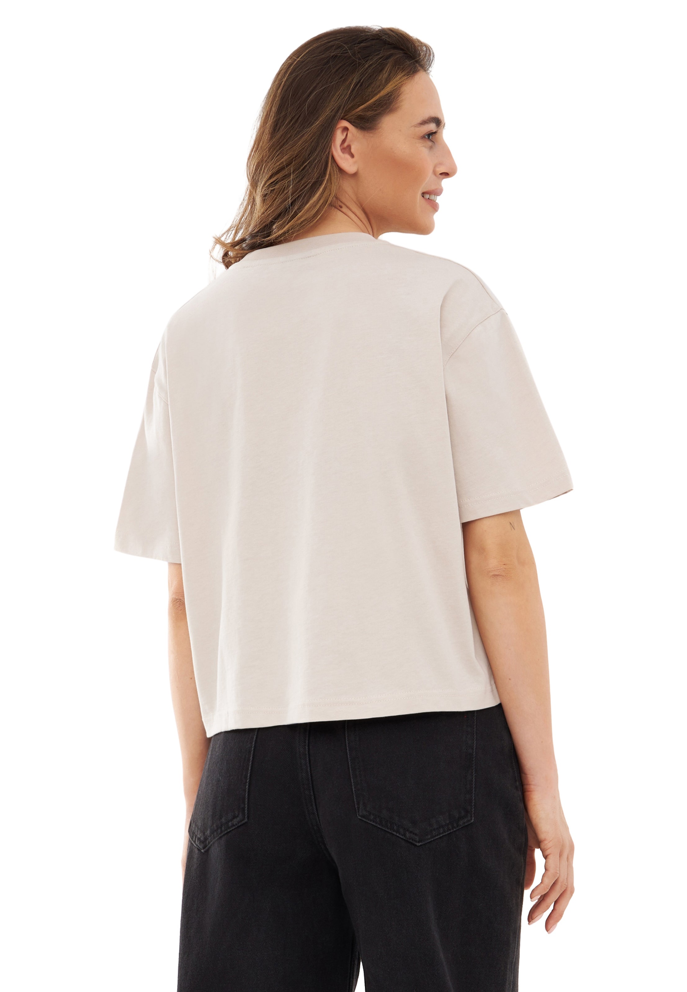 Johnny Urban Μπλουζάκι 'Zoey' σε μπεζ