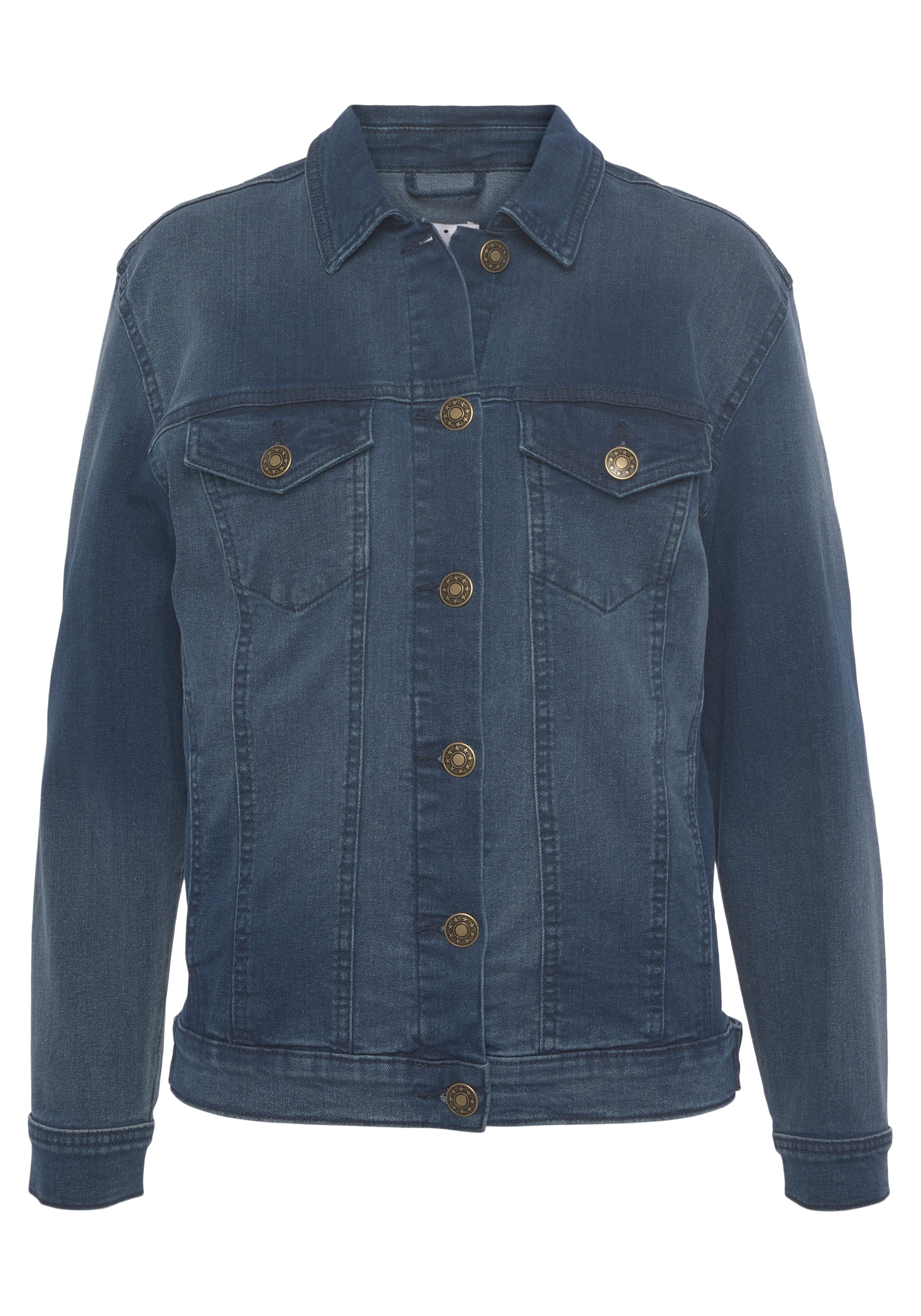 AJC Übergangsjacke in Blau: Vorderseite