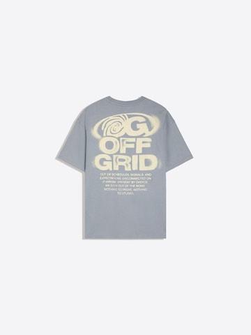 Bershka Shirt in Grey