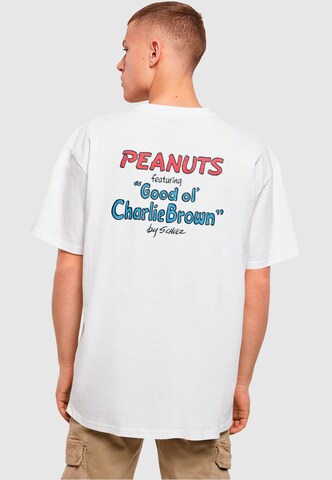 Merchcode Shirt 'Peanuts Snoopy Sleep' in White