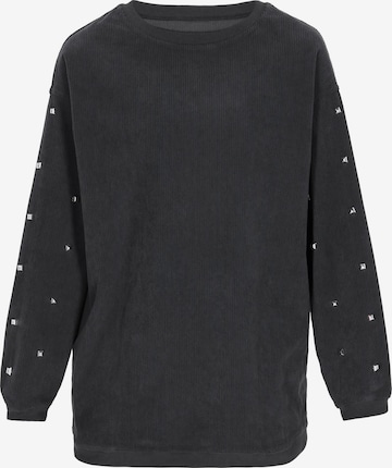 EVERA - Sweatshirt 'Fashion Look' em cinzento: frente