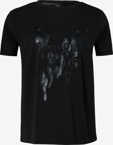 T-shirt COMMA en noir : devant