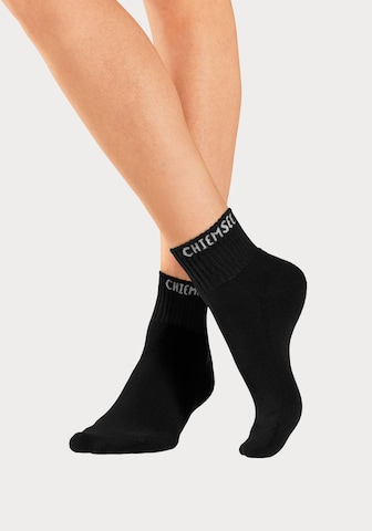 CHIEMSEE Athletic Socks in Black